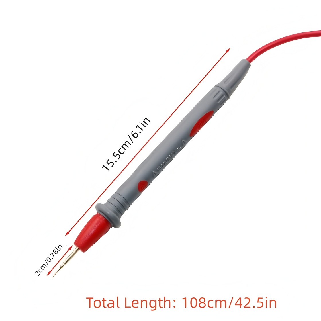 1 par de cables de prueba para - Tools For Electronic Workshop reseña y precio