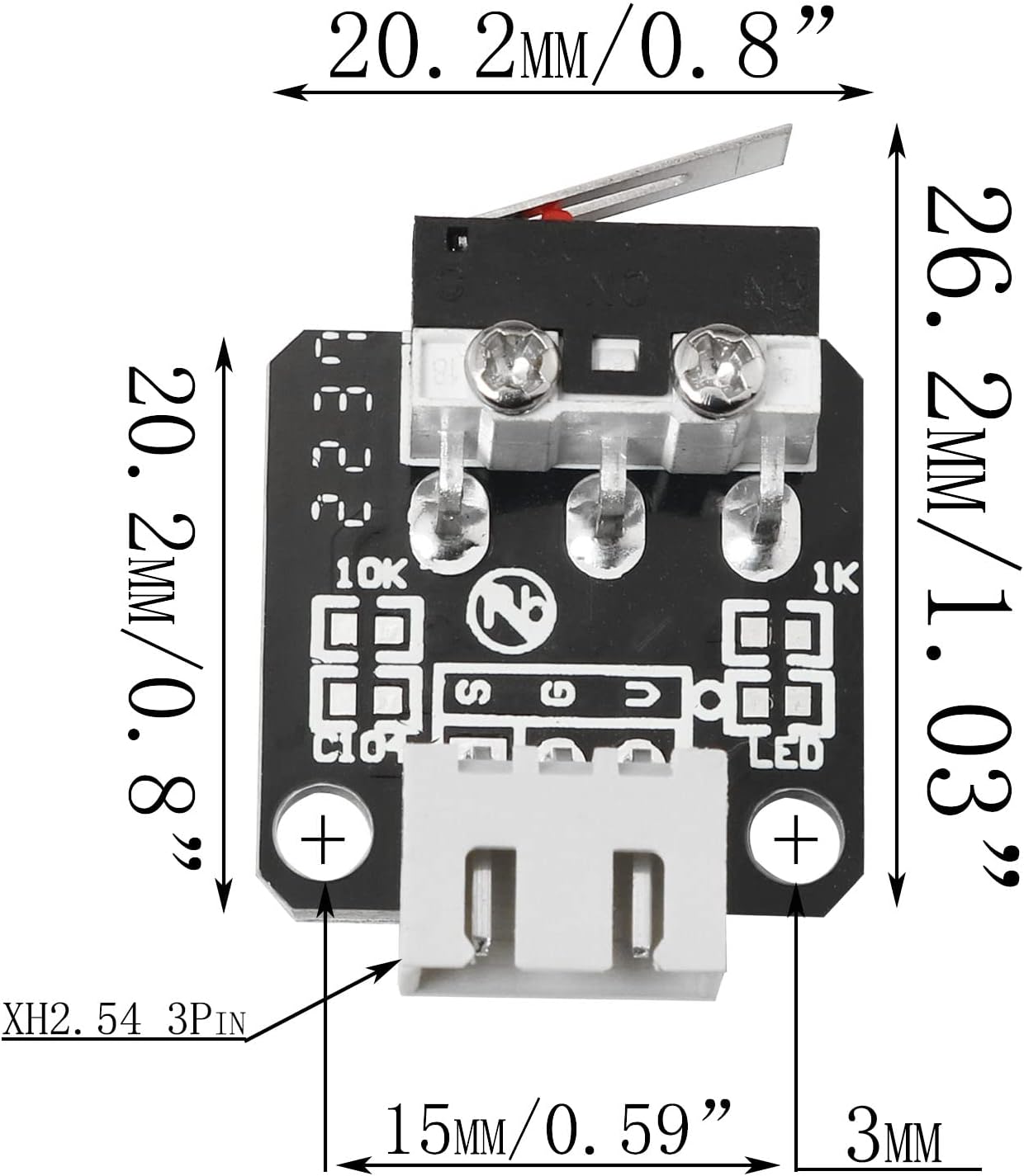 Interruptor de límite de eje X - Creality Printer Ender 3 reseña y precio