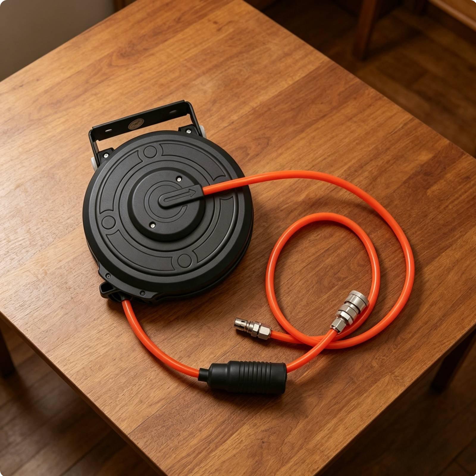 Carrete retráctil para manguer - Tools Of Workshop reseña y precio