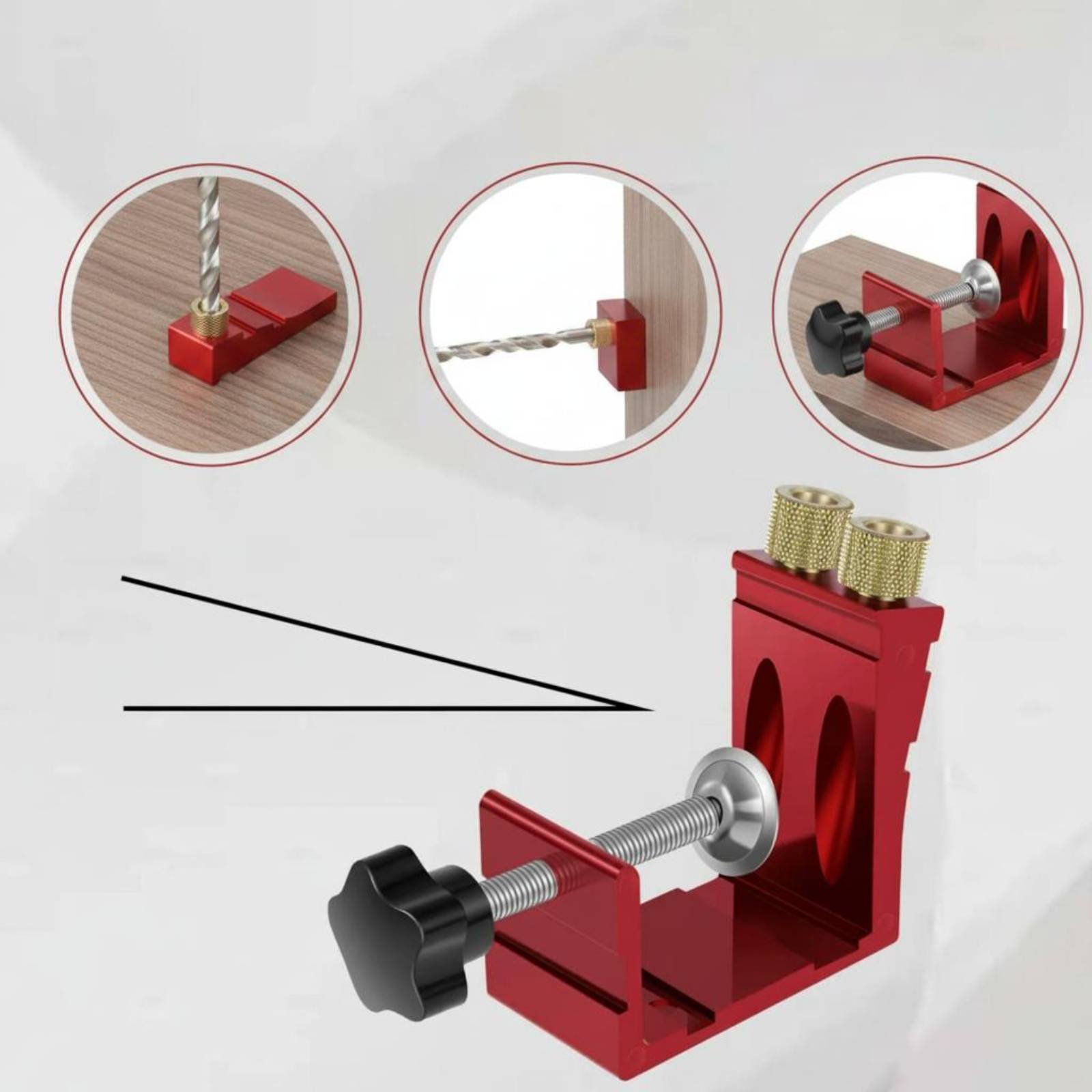 Guía de perforación a 15 grado - Workshop Joinery Tools reseña y precio