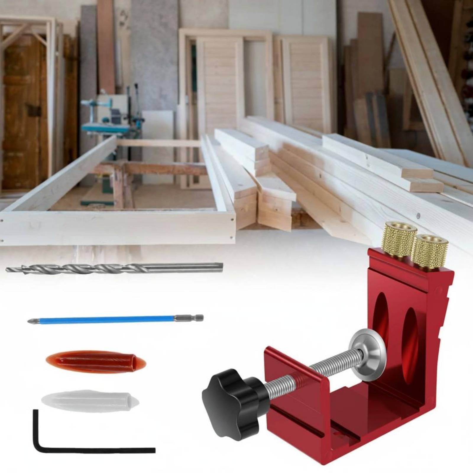 Guía de perforación a 15 grado - Workshop Joinery Tools reseña y precio