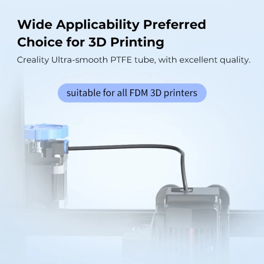 Creality-tubo de teflón oficia - Creality Printer Ender 3 reseña y precio