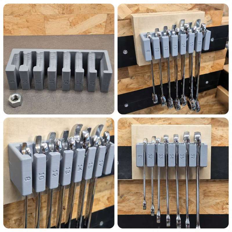 Organizador de llaves de monta - Workshop Tools Organizing reseña y precio