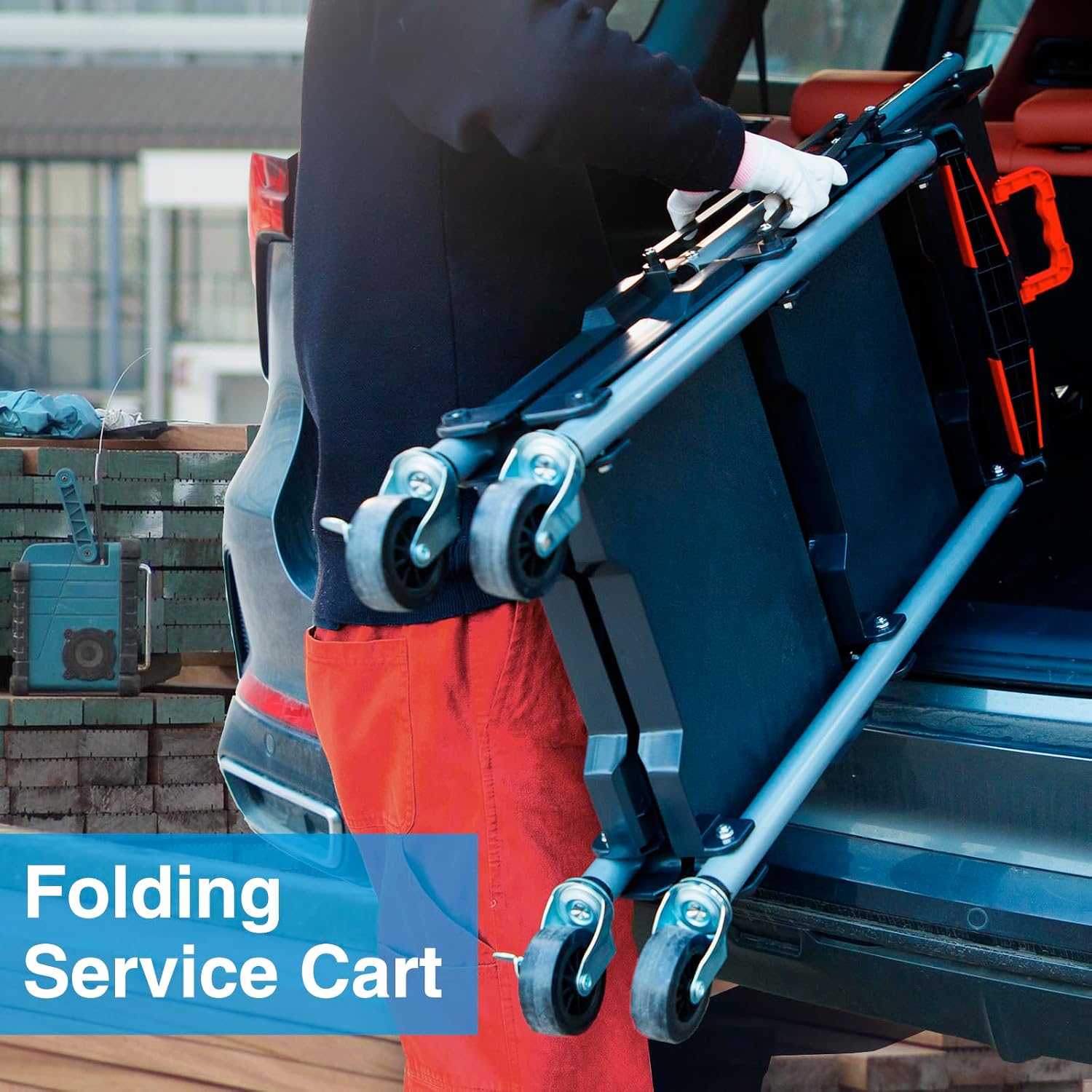 Carrito de Servicio Plegable d - Tools For Garage Workshop reseña y precio