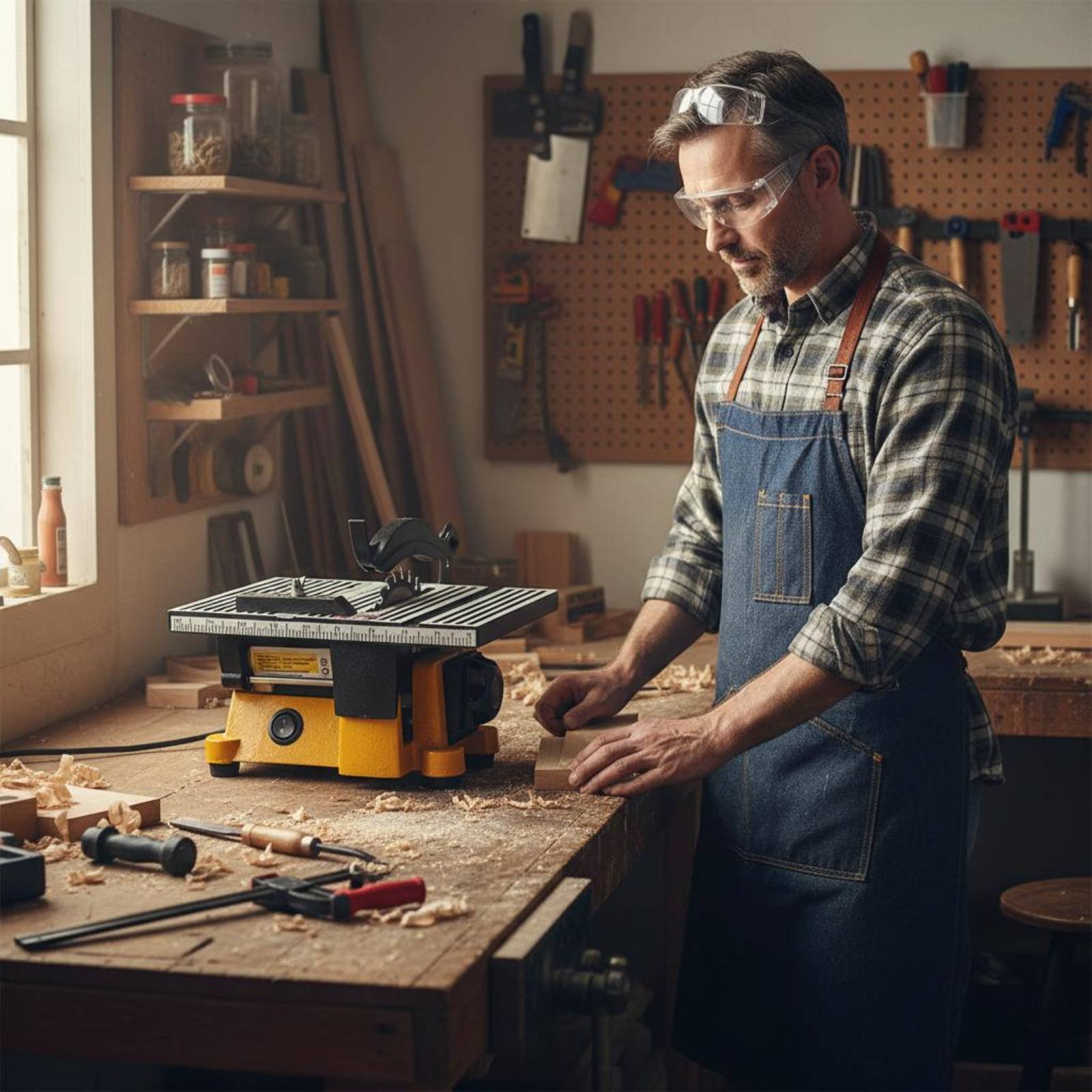 Mini Sierra de Mesa Portátil,  - Tools For Garage Workshop reseña y precio