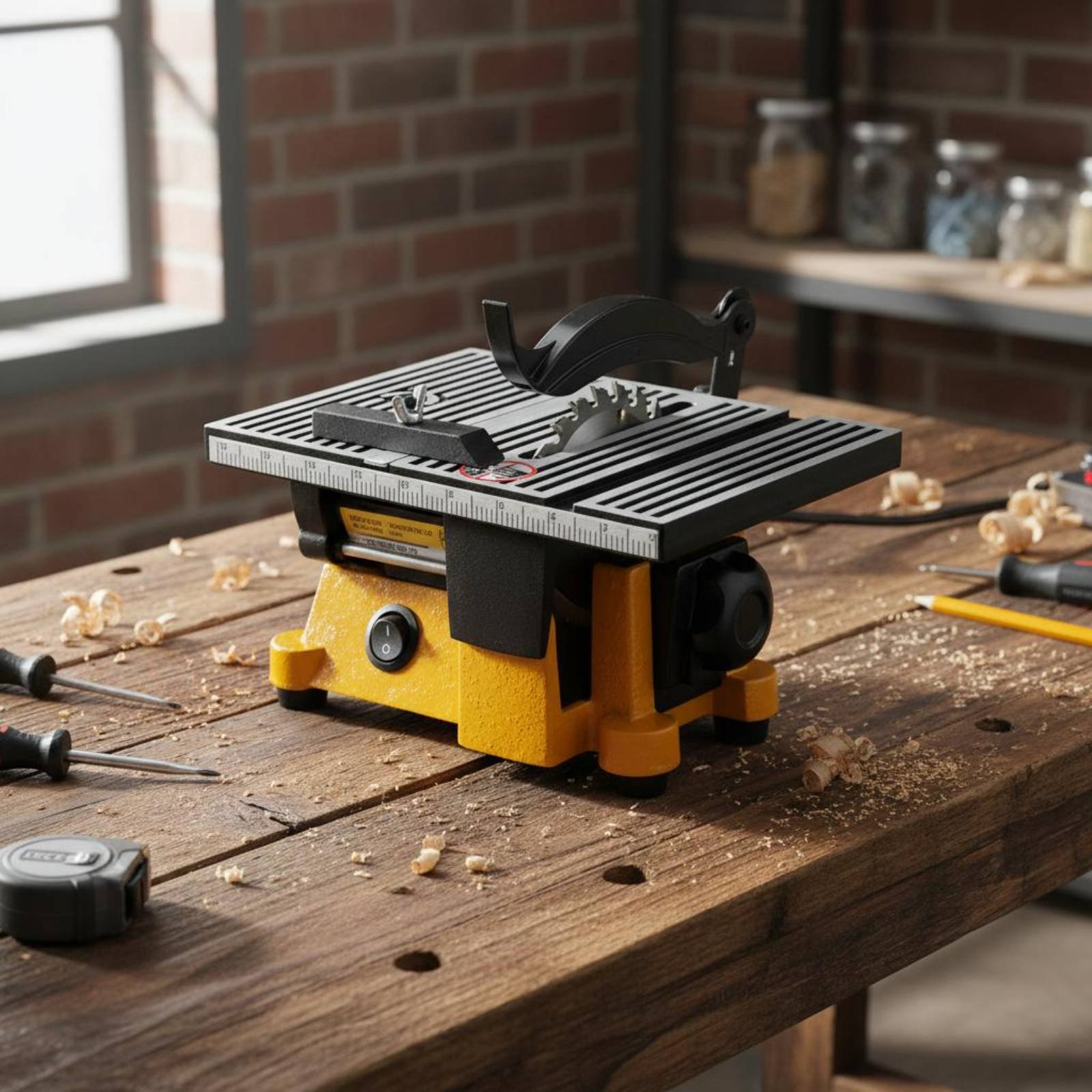 Mini Sierra de Mesa Portátil,  - Tools For Garage Workshop reseña y precio